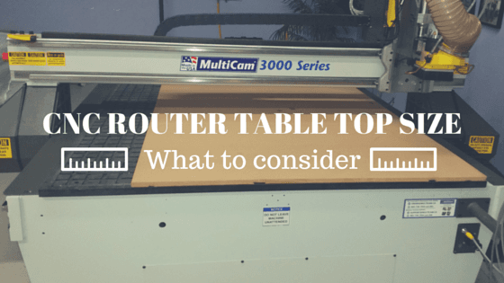 CNC Router Table Size